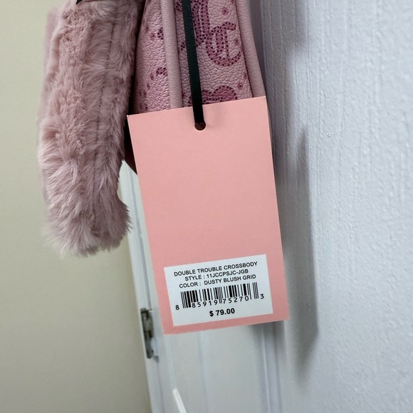NWT Juicy Couture Double Trouble Pink Crossbody Bag - Picture 2 of 7